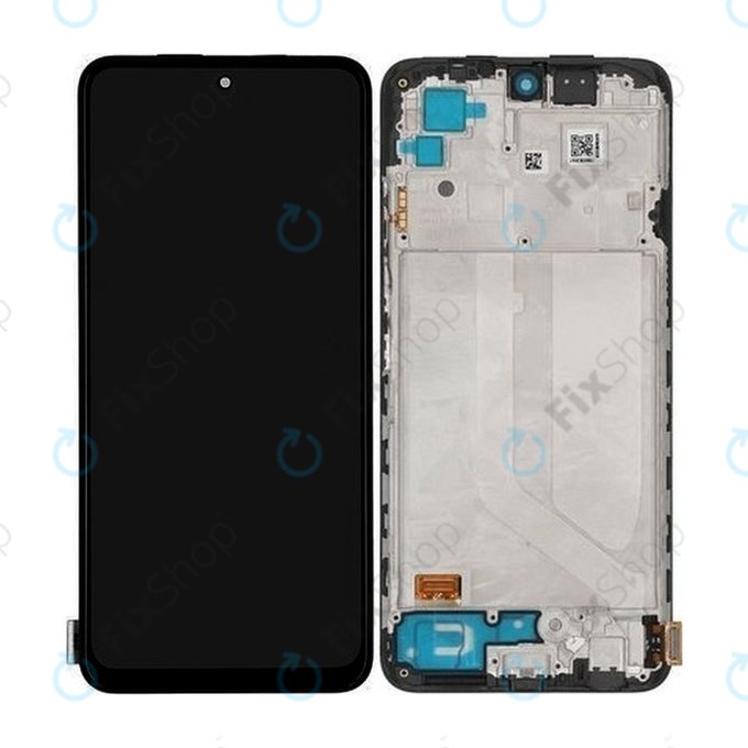 Xiaomi Redmi Note 10S - LCD Display + Touch Screen + Frame (Onyx Gray) - 5600020K7B00, 560002K7BN00 Genuine Service Pack