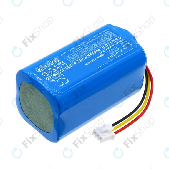 Battery for Blaupunkt BlueBot XSMART, 3400mAh, Li-Ion, 14.4V, BPK-VCBB1XB, Xboost, D071-INR-CH-4S1P, HQ
