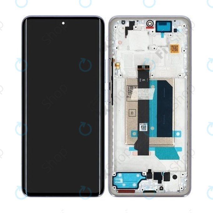 Xiaomi Redmi Note 14 Pro+ 5G - LCD Display + Touch Screen + Frame (Lavender Purple) - 5600180O16U00 Genuine Service Pack