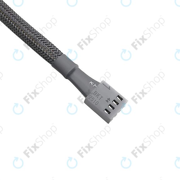 PWM fan hub, 4-pin, 5-port