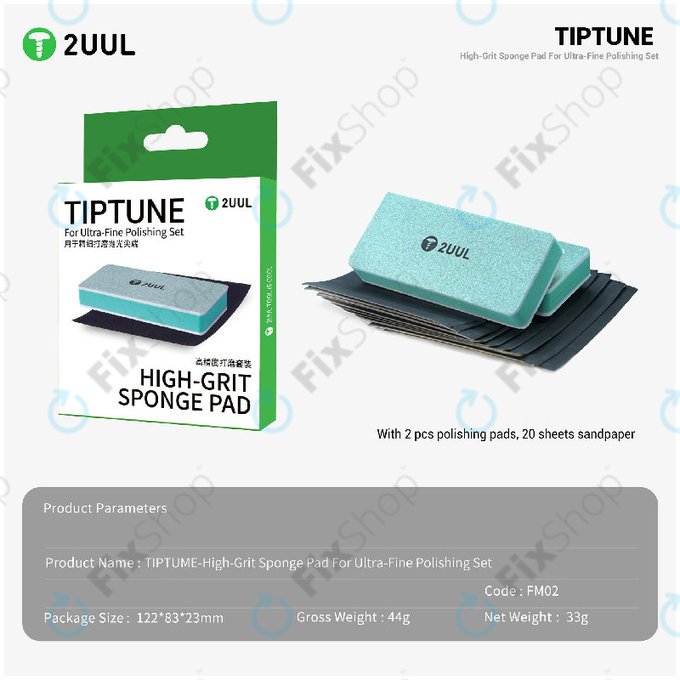 Ultra-fine Polishing Micro-abrasive Pad Set, 2UUL FM02