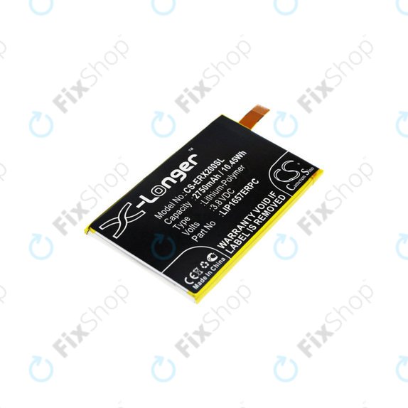 Battery for Sony Xperia XZ2 Compact, 2750mAh, Li-Pol, 3.8 V, LIP1657ERPC, HQ