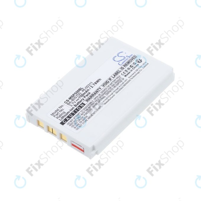 Battery for Cipherlab 8300-L, Metrologic MK5502, 750mAh, Li-Ion, 3.7V, BA-80S700, HQ
