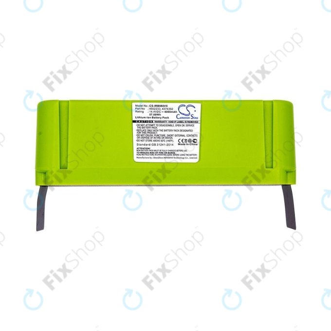 iRobot Roomba 600, 800, 900-series - Battery 4502233, 4374392, 2130LI Li-Ion 14.4V 4000mAh HQ