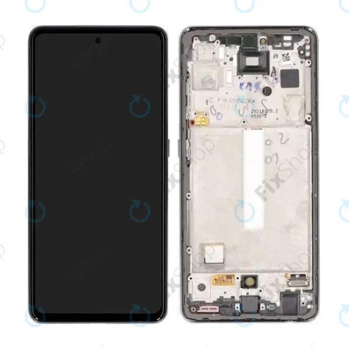 Samsung Galaxy A52s 5G A528B - LCD Display + Touch Screen + Frame (Awesome Black) - GH82-26861A, GH82-26863A, GH82-26910A, GH82-26909A Genuine Service Pack