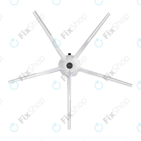 Replacement set for Xiaomi Roborock S5 Max, S6, S6 MaxV, S6 Pure, Xiaowa E3 (1x Main brush, 2x Filter, 2x Side brush - White)