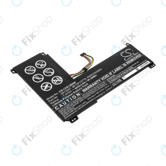 Battery for Lenovo IdeaPad 120S, 4050mAh, Li-Pol, 7.5V, 0813007, HQ