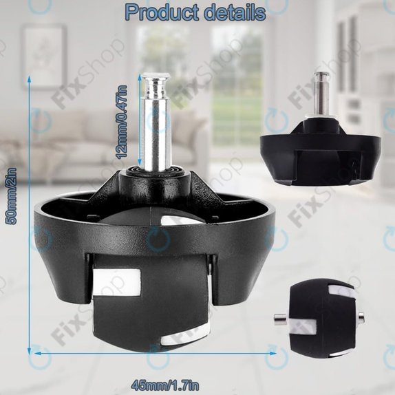 Eufy Robovac-series - Front Wheel (Black)