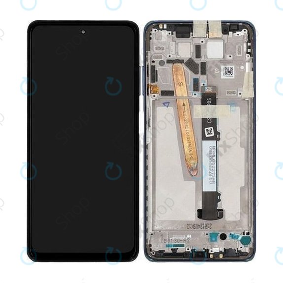 Xiaomi Poco X3 Pro - LCD Display + Touch Screen + Frame (Frost Blue) - 560003J20S00 Genuine Service Pack