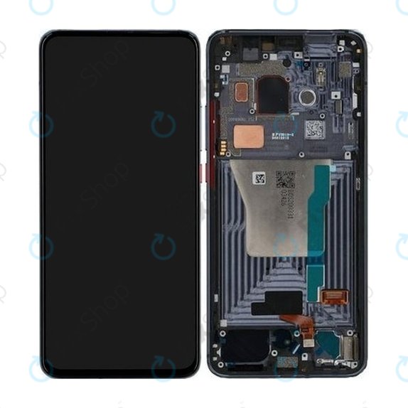 Xiaomi Pocophone F2 Pro - LCD Display + Touch Screen + Frame (Cyber Grey) - 56000G0J1100 Genuine Service Pack