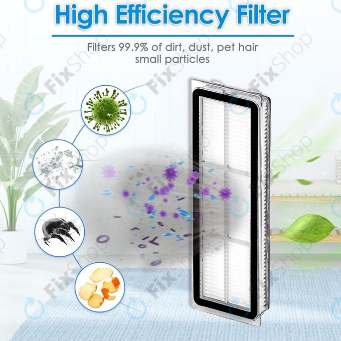 HEPA Filter, 2pcs for Xiaomi Dreame L10s Pro Gen2, D10s Plus Gen2, L10s Ultra
