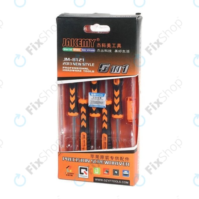 Jakemy JM-8121 - Screwdriver Set for Apple & Samsung Devices 5in1