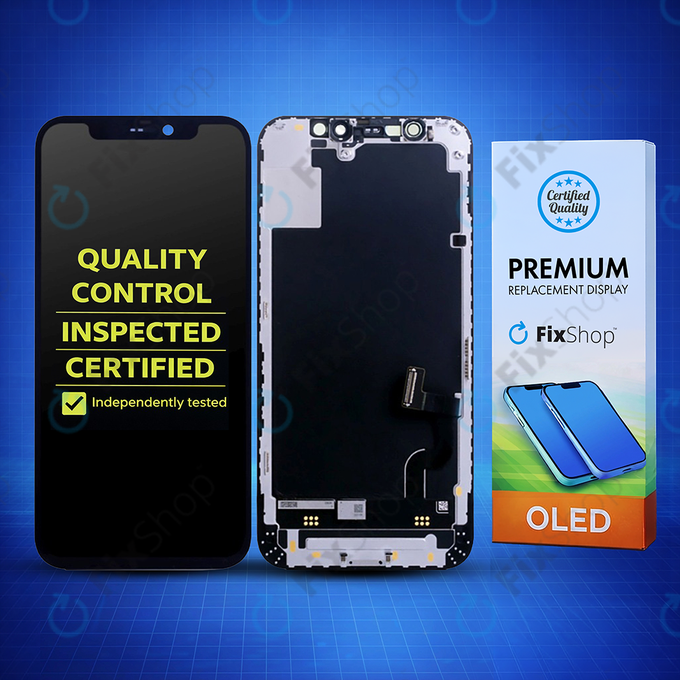 Display Hard OLED for iPhone 14, Touch Screen with Frame, FixPremium