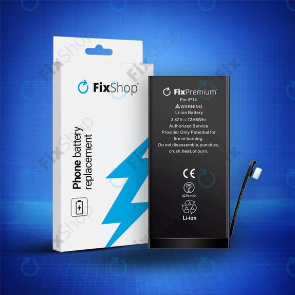 Battery for iPhone 14, 3279mAh, DIAGNOSTIC