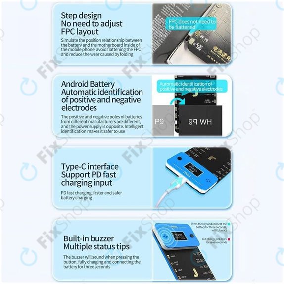 JC BT01 - Battery Fast Charging Board (iPhone 6 - 13 Pro Max)