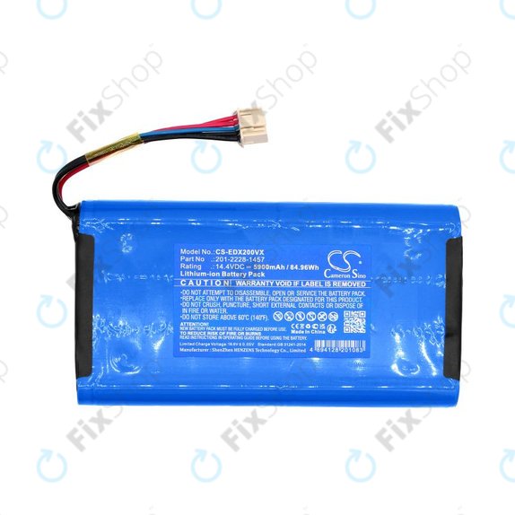 Battery for Ecovacs Deebot X2 Omni, 5900mAh, Li-Ion, 14.4V, 201-2228-1457, HQ