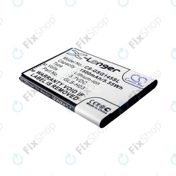 Battery for Gigabyte GSmart G1345, 1500mAh, Li-Ion, 3.7V, GLS-H03, HQ