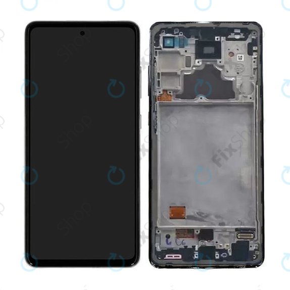 Samsung Galaxy A52 A525F, A526B - LCD Display + Touch Screen + Frame (Awesome White) - GH82-25524D, GH82-25526D, GH82-25754D, GH82-25602D Genuine Service Pack