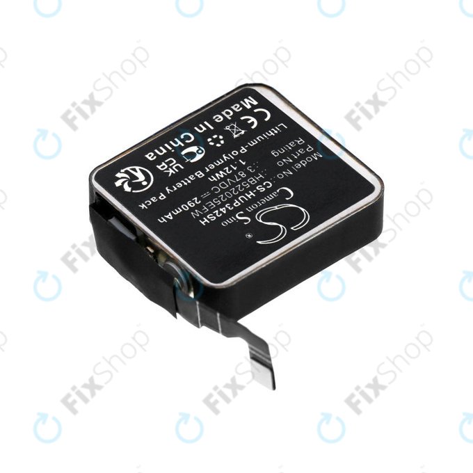 Battery for Huawei Watch GT3 42mm, Watch GT3 Pro 42mm, 290mAh, Li-Pol, 3.87V, HB522025EFW, HQ