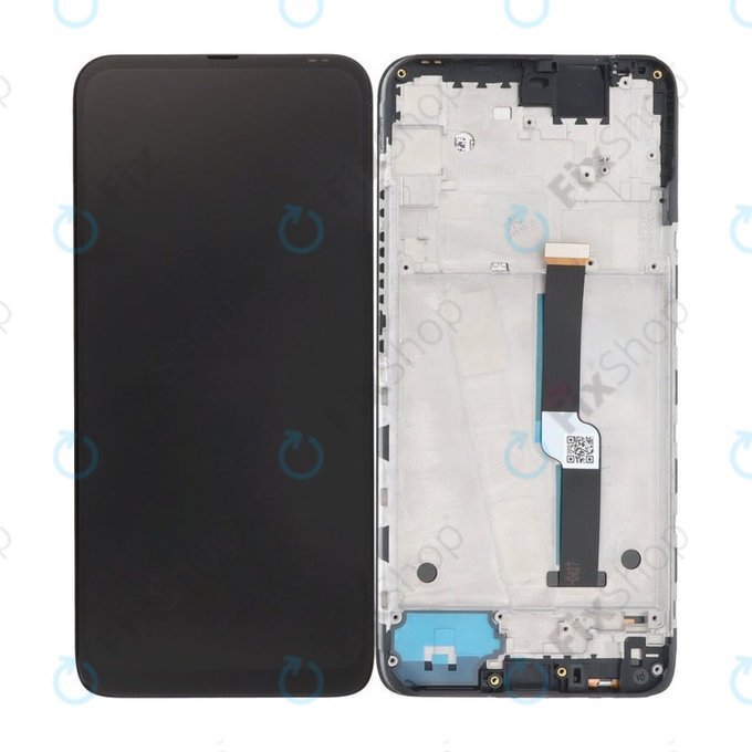 Motorola One Fusion Plus - LCD Display + Touch Screen + Frame (Twilight Blue) TFT