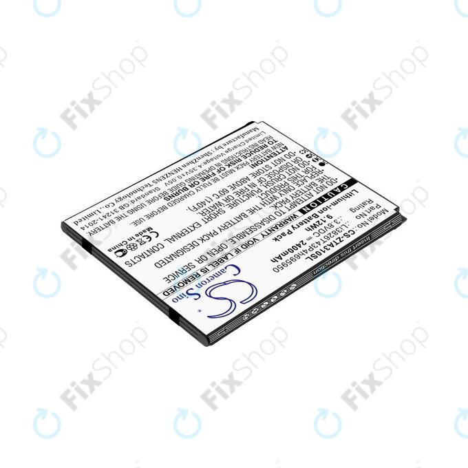 Battery for ZTE Blade A3, A5, Optus X Power 2, 2400mAh, Li-Ion, 3.8V, Li3826T43P4h695950, HQ