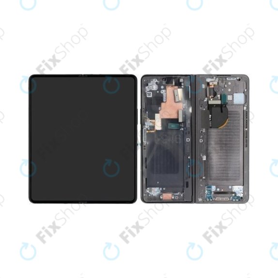 Samsung Galaxy Z Fold 5 F946B - LCD Display + Touch Screen + Frame (Gray) - GH82-31842D Genuine Service Pack