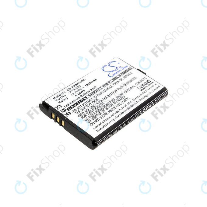 Battery for Nintendo New 3DS, 1200mAh, Li-Ion, 3.7V, KTR-003, HQ