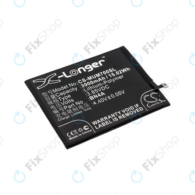 Battery for Xiaomi Redmi Note 7, 3900mAh, Li-Pol, 3.85 V, BN4A, HQ