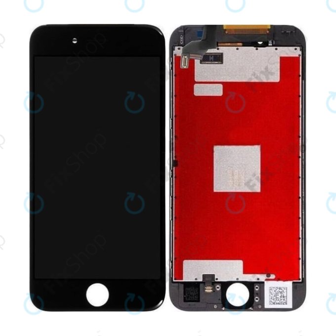 Display In-Cell for iPhone 6S, Black, Touch Screen with Frame, FixPremium