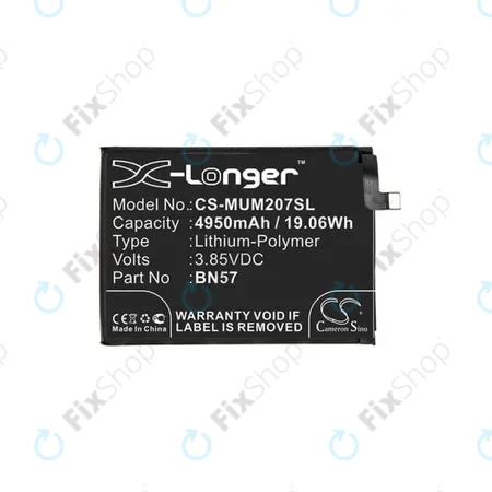 Xiaomi Poco X3 NFC, X3 Pro - Battery BN57 4950mAh HQ