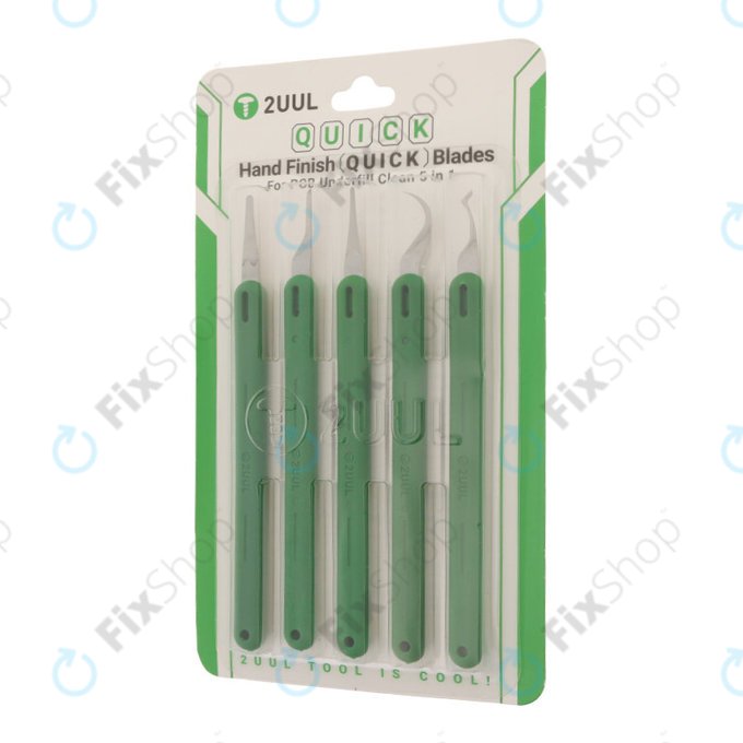 2UUL DA22 Quick Change 5in1 - Precision Blade Set for Chip and Glue Removal