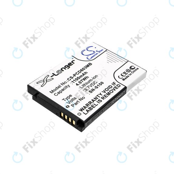 Battery for Philips SCD 603, 1100mAh, Li-ion, 3.7V, SN-S150, HQ