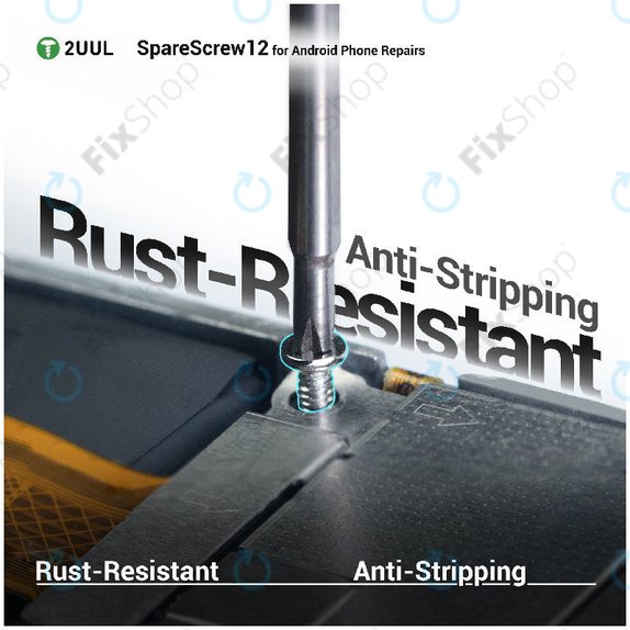 Phillips Screw Set, Android Repair, 2UUL SC12, 1200pcs/Pack