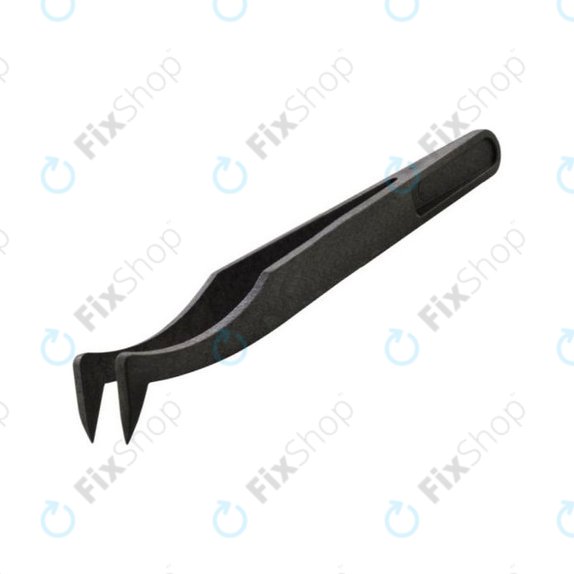 Plastic Antistatic Tweezer with Bent Sharp Tip