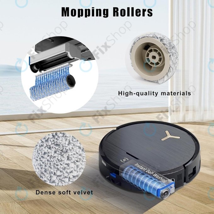 Ecovacs Deebot X9 Pro Omni, X9 Pro, X8 Pro Omni, X8 Omni, T80 Omni, T80 - Mop roller