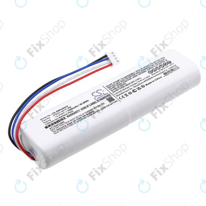 Battery for Xiaomi Mi Robot Vacuum Mop 2, Mijia Sweeping Vacuum Cleaner 2C, 3200mAh, Li-Ion, 14.4V, P2051-4S1P-ZM, HQ