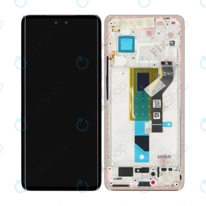Xiaomi 13 Lite - LCD Display + Touch Screen + Frame (Lite Pink) - 5600050L9S00 Genuine Service Pack