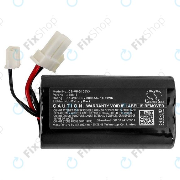 Vorwerk Kobold VG100 - Battery 48813 Li-Ion 7.4V 2500mAh HQ