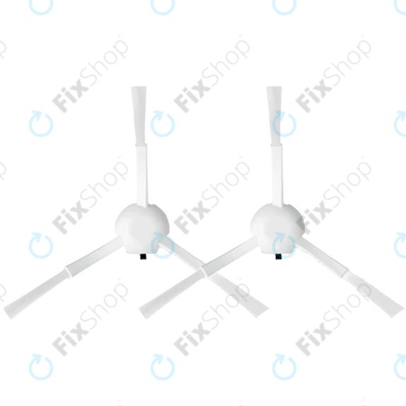 Replacement set for Xiaomi Mi Robot Vacuum S20+, S10+, X20+, X10+ (1x Main brush, 2x Filter, 2x Side brush - White, 4x Mop cloth, 2x Dust bag)