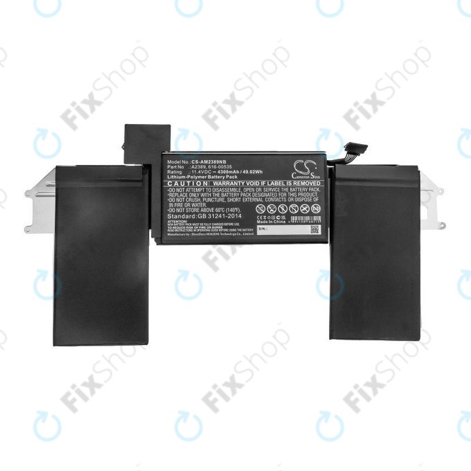 Apple MacBook Air 13" A2337 (2020) - Battery A2389 4300mAh HQ