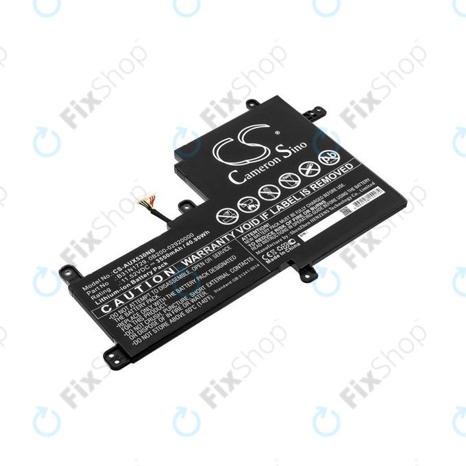 Battery for Asus VivoBook S15, X530, 3550mAh, Li-Ion, 11.52V, B31N1729, HQ