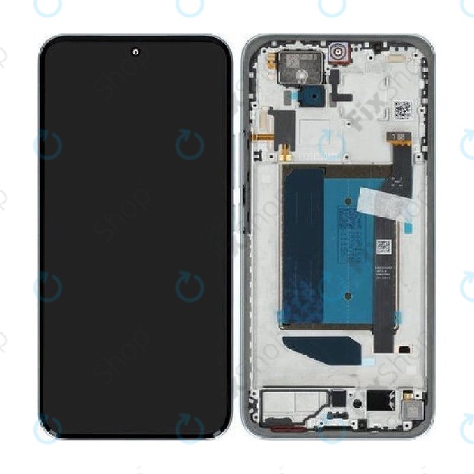 Display for Xiaomi Redmi Note 15 Pro+ 5G, Glacier Blue, Touch Screen with Frame, 5600240P16U00, Genuine Service Pack
