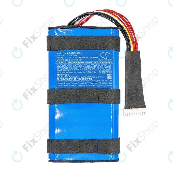 Battery for JBL Boombox 3, 10400mAh, Li-Ion, 7.4V, IDA109GA, HQ