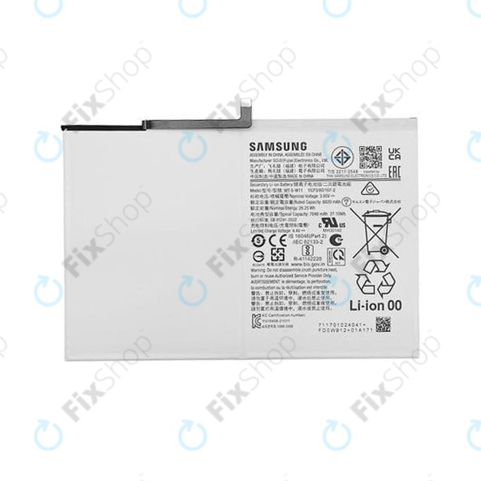 Samsung Galaxy Tab A9+ 11 X210, X216B - Battery WT-S-W11 7040mAh - GH81-24467A Genuine Service Pack