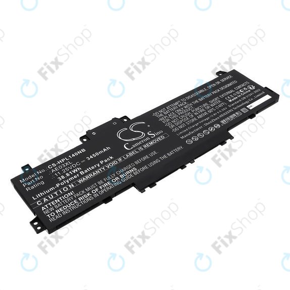 Battery for HP 14, 15, 3450mAh, Li-Pol, 11.25V, AE03XL, HQ