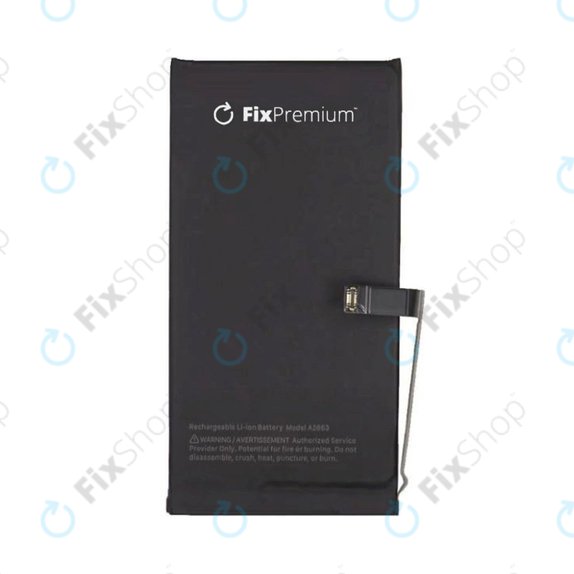 Battery for iPhone 14, 3279mAh, A2863, FixPremium