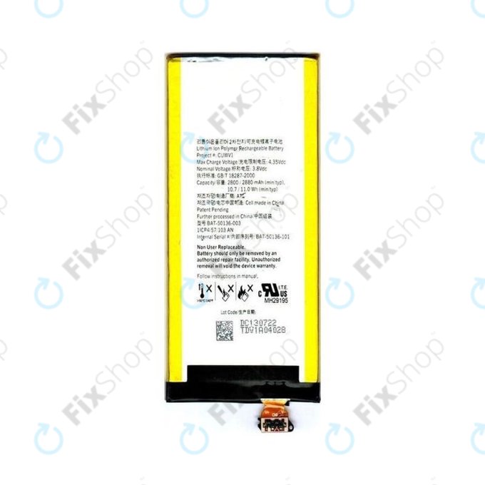 Blackberry Z30, Leap - Battery BAT-50136-101 2880mAh