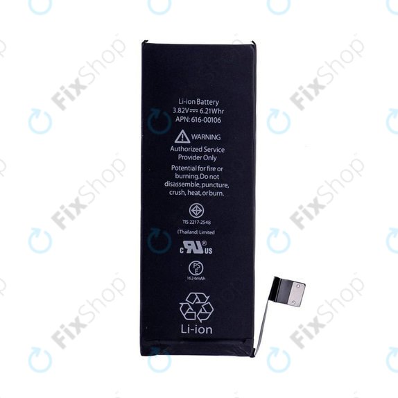 Battery for iPhone SE, 1624mAh