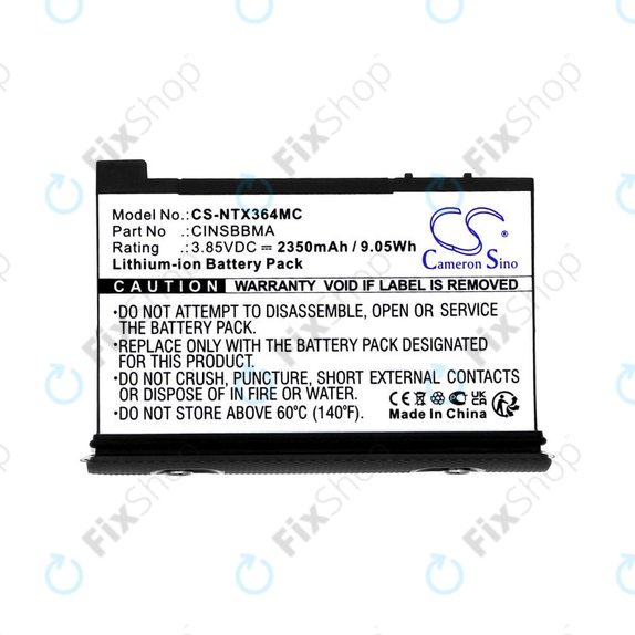 Battery for Insta360 One X4, 2350mAh, Li-Ion, 3.85V, CINSBBMA, HQ