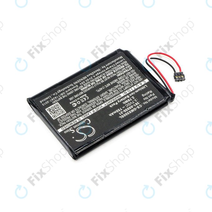 Battery for Garmin Driveluxe 50, 750mAh, Li-Ion, 3.7V, 361-00056-21, HQ